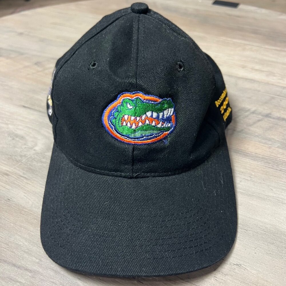 Florida Gators 2000 SEC Championship Black Snapback Hat With Embroidered Logos &